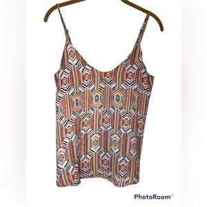 Allison Joy tank cami v-neck southwestern print size S